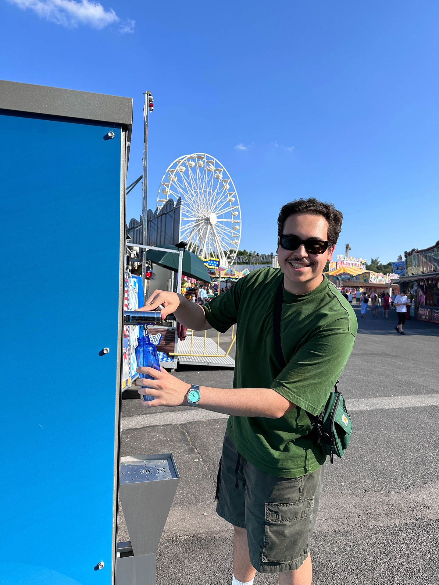 mobiler Trinkbrunnen am Neumarkter Volksfest